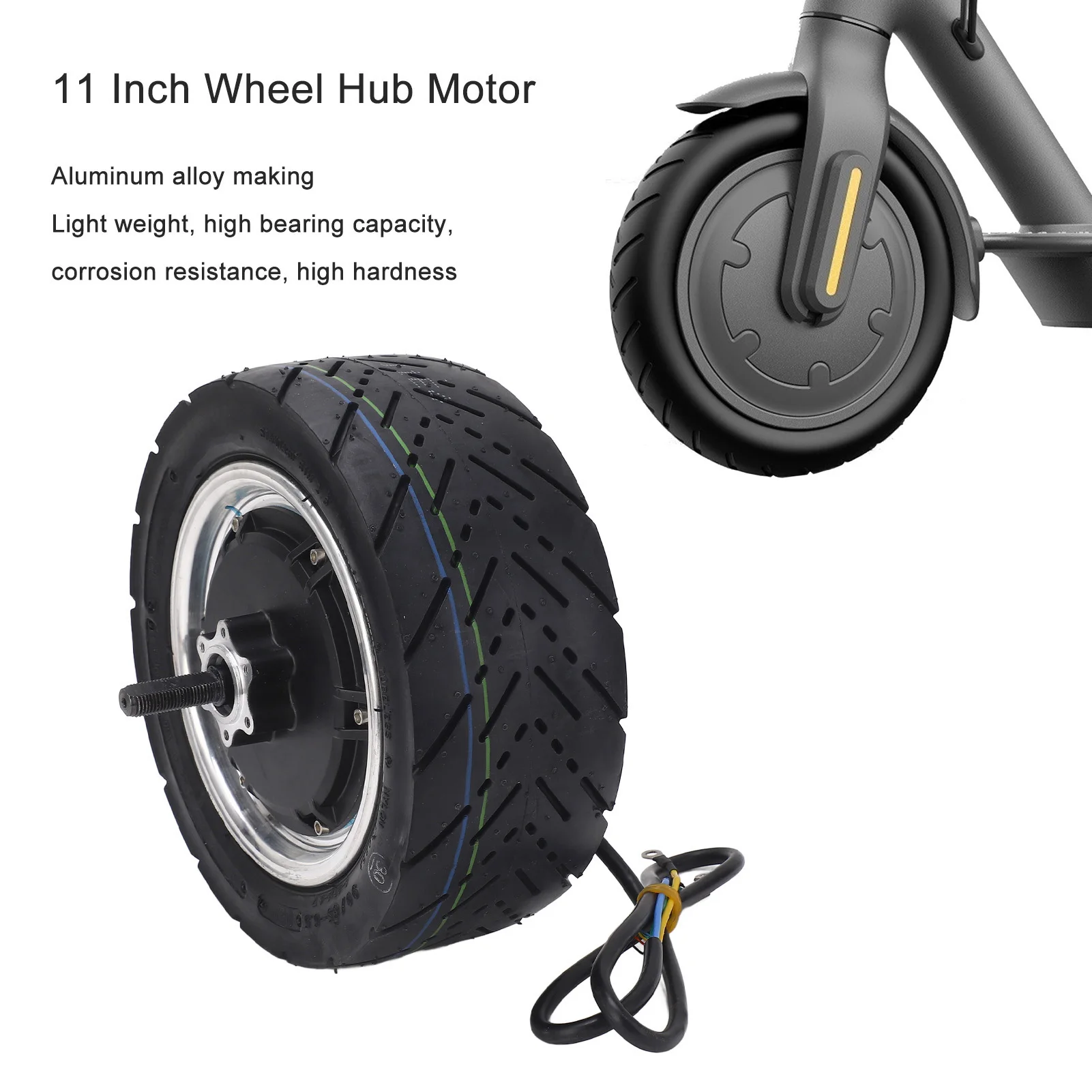 11 Inch Wheel Hub Motor Vacuum Tire Brushless Hub Motor Improve Speed 48‑72v Waterproof Low Noise for Electric Motorcycle
11 Inch Wheel Hub Motor Vacuum Tire Brushless Hub Motor Improve Speed 48‑72v Waterproof Low Noise for Electric Motorcycle