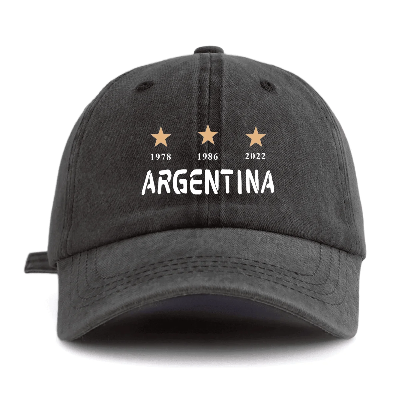 Argentina Printed Washed Baseball Cap Classic Retro Style Adjustable Size Lightweight Sun Protection Dad Hat
Argentina Printed Washed Baseball Cap Classic Retro Style Adjustable Size Lightweight Sun Protection Dad Hat