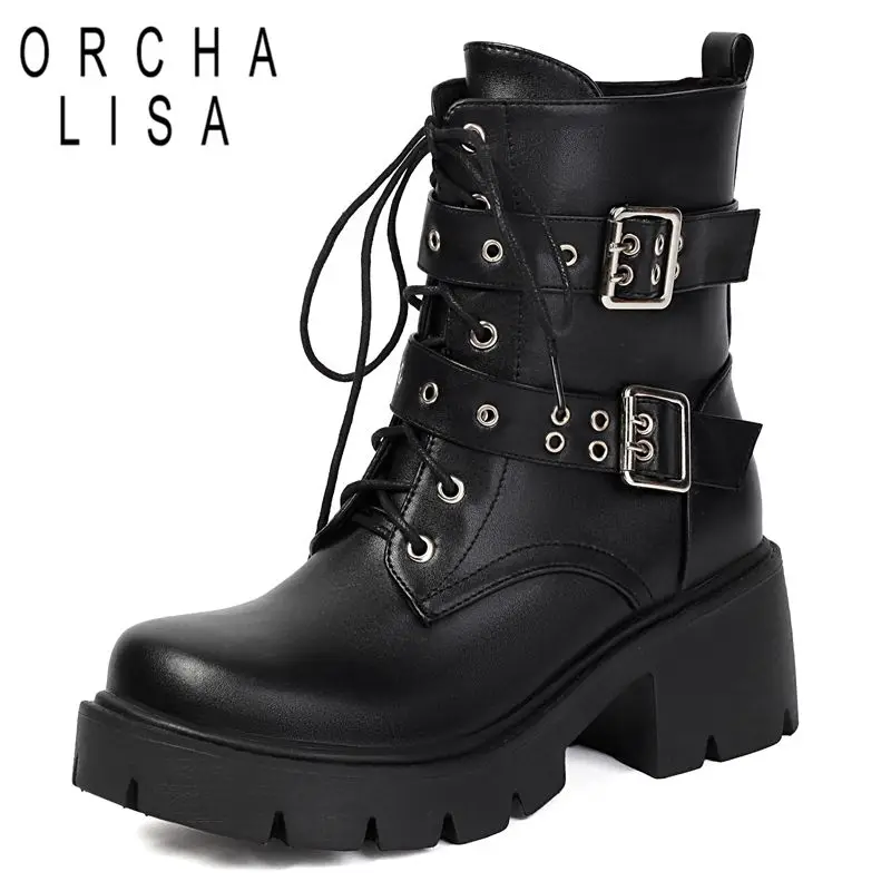 ORCHA LISA 2025 Ретро женские ботильоны с круглым носком на массивном каблуке 6 см на платформе 2 см на молнии на шнуровке размера плюс 42 43 44 Leisure Bota
ORCHA LISA 2025 Ретро женские ботильоны с круглым носком на массивном каблуке 6 см на платформе 2 см на молнии на шнуровке размера плюс 42 43 44 Leisure Bota