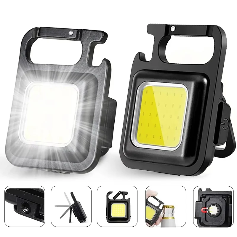 1/3pcs Mini LED Flashlight Multifunctional COB Keychain Light Rechargeable Waterproof Camping Lamps for Outdoor Fishing Hiking
1/3pcs Mini LED Flashlight Multifunctional COB Keychain Light Rechargeable Waterproof Camping Lamps for Outdoor Fishing Hiking