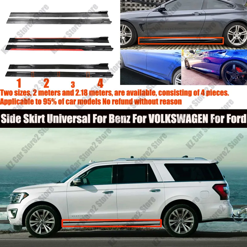 Universal Red Black 2.2M Side Skirt Extensions Car Side Skirts Winglet Splitters Lip For Benz For VOLKSWAGEN For Ford
Universal Red Black 2.2M Side Skirt Extensions Car Side Skirts Winglet Splitters Lip For Benz For VOLKSWAGEN For Ford