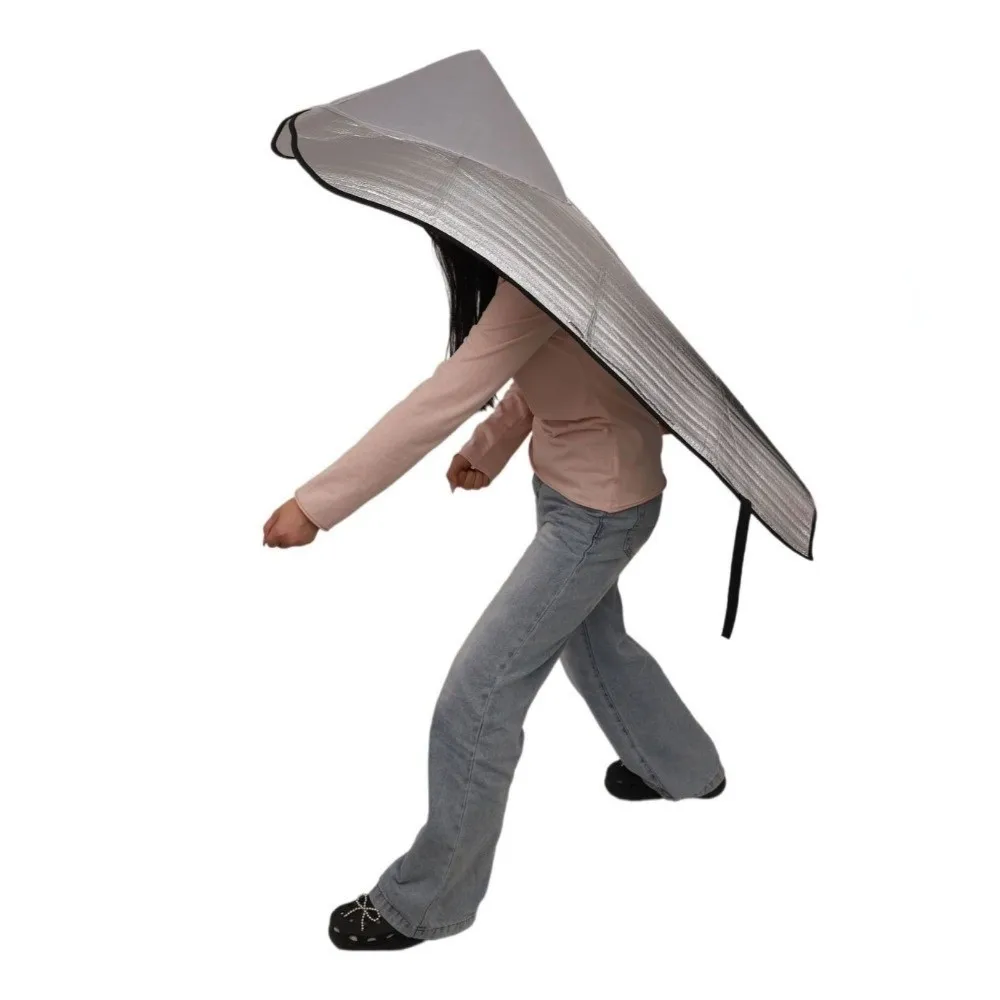 Aluminum Foil Sun Protection Cape Hat Heat Insulation Wide Brim Sunscreen Cape Windproof Integrated Farm Sun Cover Gardening
Aluminum Foil Sun Protection Cape Hat Heat Insulation Wide Brim Sunscreen Cape Windproof Integrated Farm Sun Cover Gardening