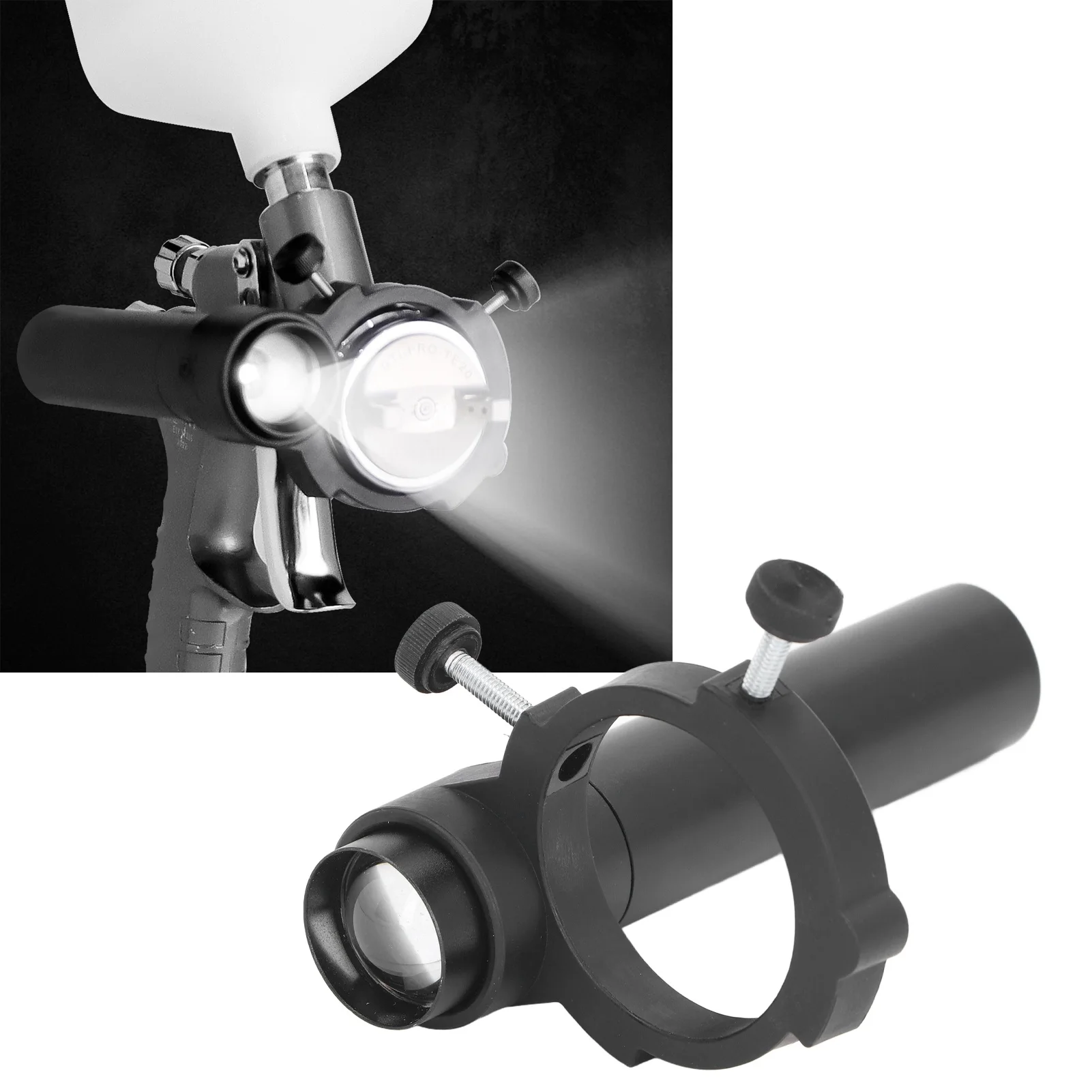 Paint Spray Gun Lighting System Brightness Adjustable Portable Paint Sprayer Fill Light for Automotive Home
Paint Spray Gun Lighting System Brightness Adjustable Portable Paint Sprayer Fill Light for Automotive Home