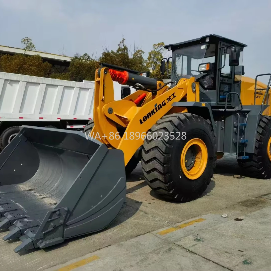 Cheap Price LONKING New Wheel Loader LG855H 5Ton Front End Loader LG855H New Loader 
Cheap Price LONKING New Wheel Loader LG855H 5Ton Front End Loader LG855H New Loader