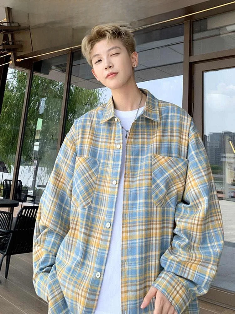 Men's Plaid Shirt Spring Autumn 2025 Loose Casual Long Sleeve American Retro Trendy Brand High-End Feeling Shirt Jacket
Men's Plaid Shirt Spring Autumn 2025 Loose Casual Long Sleeve American Retro Trendy Brand High-End Feeling Shirt Jacket