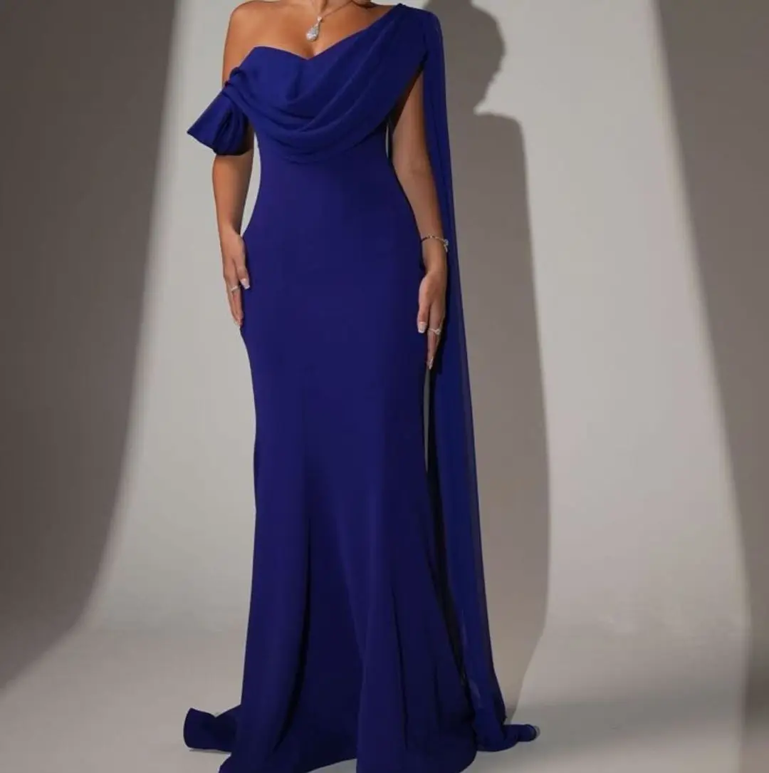 Customized Mermaid Sleeveless Prom Dresses One Shoulder Floor Length Formal Occasion Dress Evening Dresses
Customized Mermaid Sleeveless Prom Dresses One Shoulder Floor Length Formal Occasion Dress Evening Dresses
