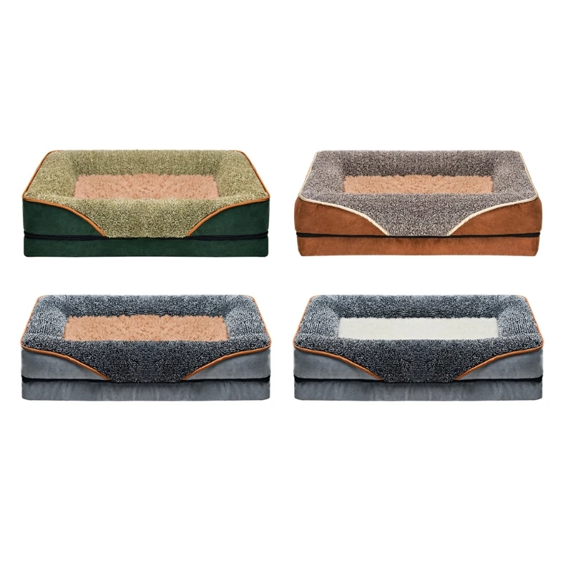 H55A Pet Bed with Detachable Cushion Soft Handle Beautiful Rectangular Bed Dog Sofa Detachable Cushion Nest
H55A Pet Bed with Detachable Cushion Soft Handle Beautiful Rectangular Bed Dog Sofa Detachable Cushion Nest