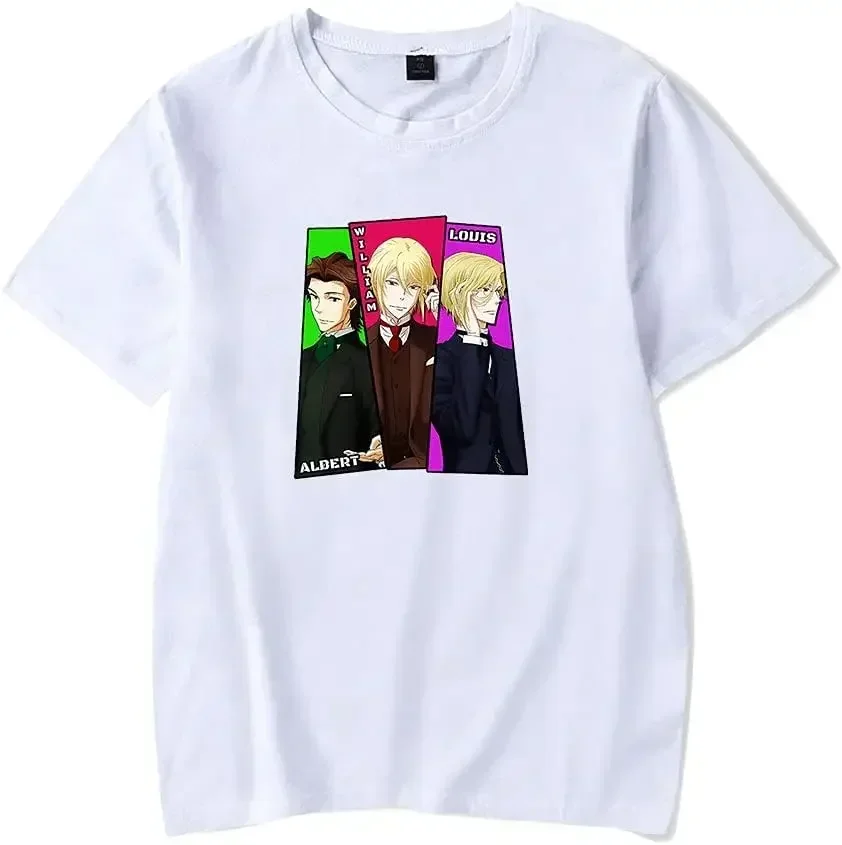 Новая аниме футболка Merch Moriarty The Patriot Повседневная футболка с коротким рукавом футболка унисекс
Новая аниме футболка Merch Moriarty The Patriot Повседневная футболка с коротким рукавом футболка унисекс