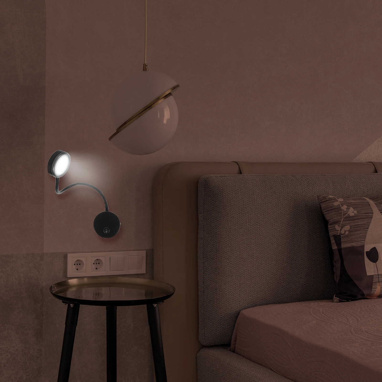 Bedroom Wall Light Gooseneck Lamp Black Hose Saving Eye Protection Indoor Lighting Decor Wall Mount
Bedroom Wall Light Gooseneck Lamp Black Hose Saving Eye Protection Indoor Lighting Decor Wall Mount