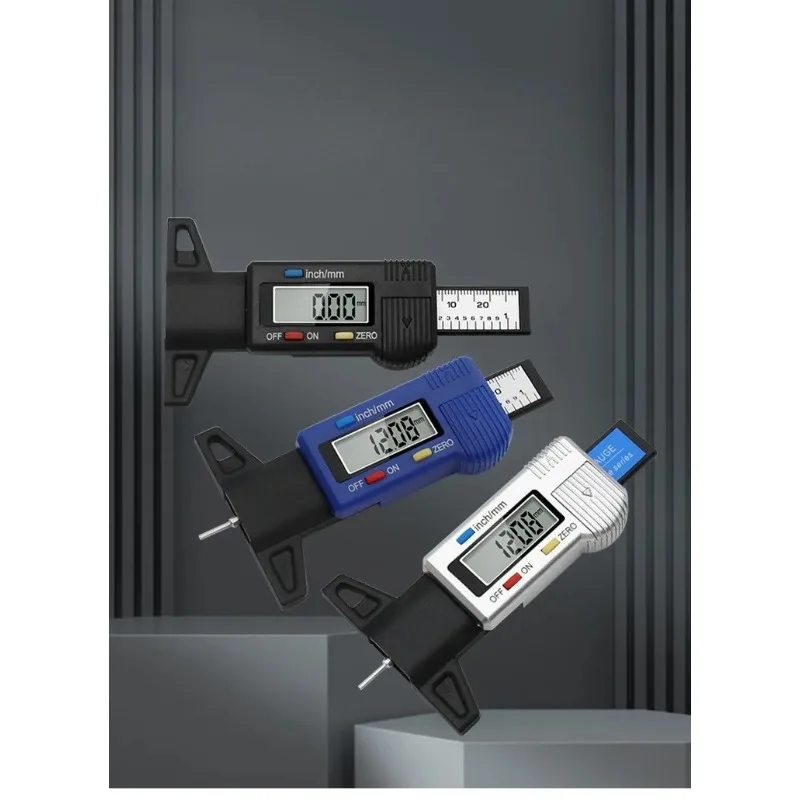 Electronic digital tire tread depth gauge 0-25mm metal needle depth vernier caliper measuring tool tread gauge
Electronic digital tire tread depth gauge 0-25mm metal needle depth vernier caliper measuring tool tread gauge