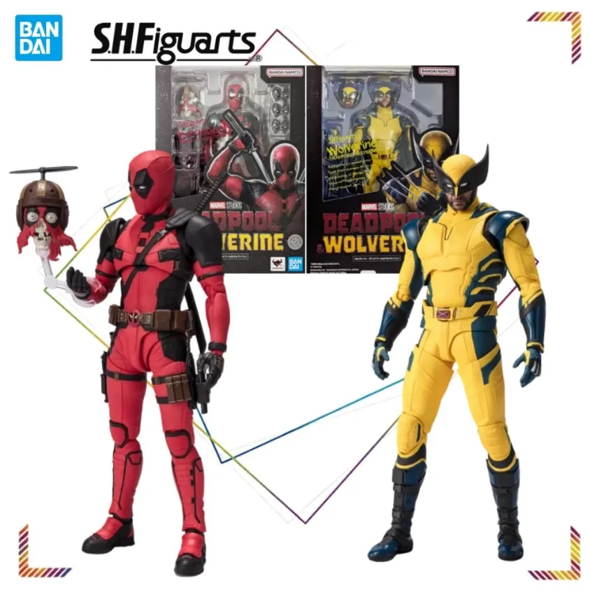 BANDAI S.H.Figuarts Deadpool Action Figures Wolverine Anime Model Deadpool & Wolverine Movie Collection Model Gift Toy For Fans
BANDAI S.H.Figuarts Deadpool Action Figures Wolverine Anime Model Deadpool & Wolverine Movie Collection Model Gift Toy For Fans