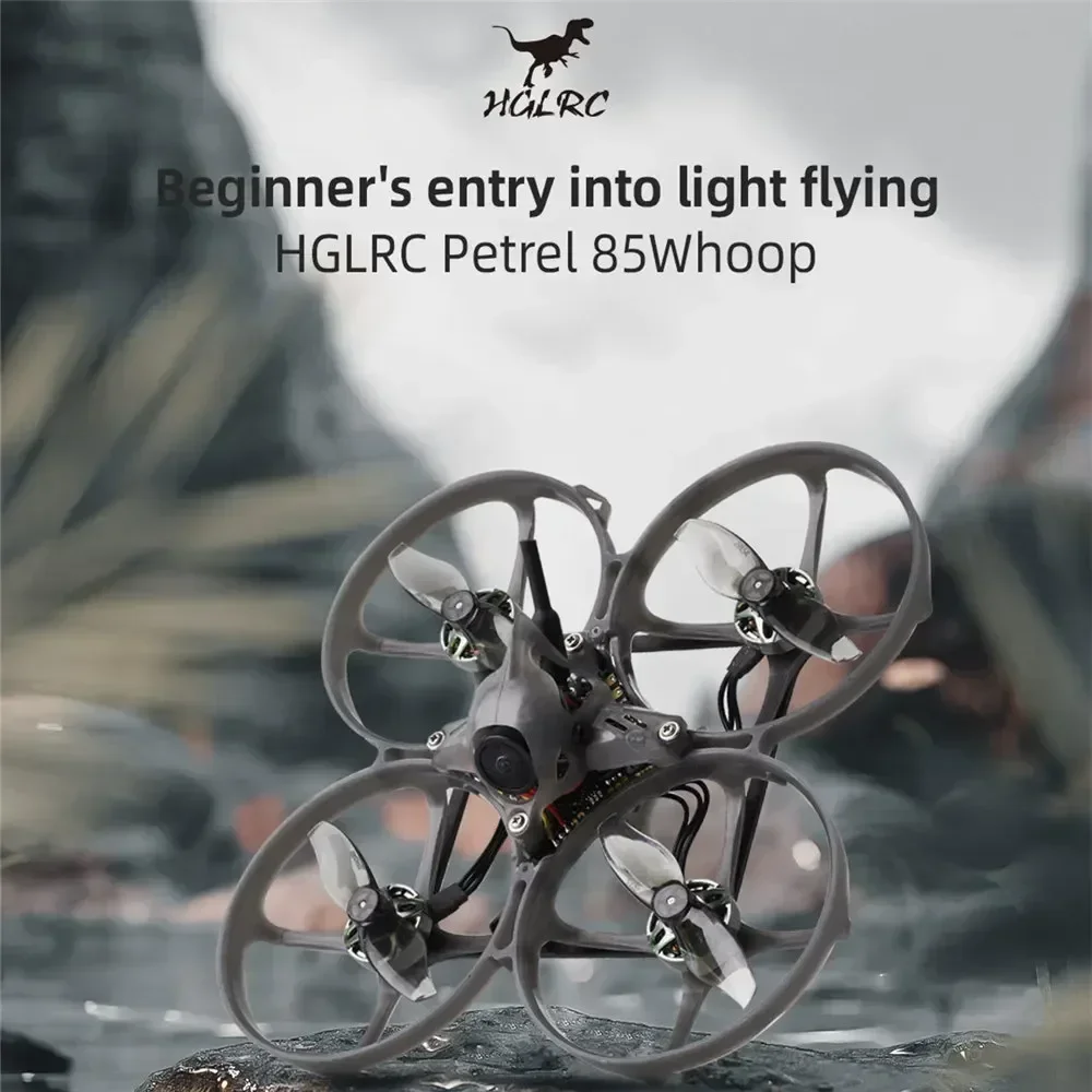 HGLRC Petrel 85Whoop - 85mm Brushless Tinywhoop Quad SPECTER 10A AIO SPECTER 1202.5 11000KV 2S LIPO
HGLRC Petrel 85Whoop - 85mm Brushless Tinywhoop Quad SPECTER 10A AIO SPECTER 1202.5 11000KV 2S LIPO