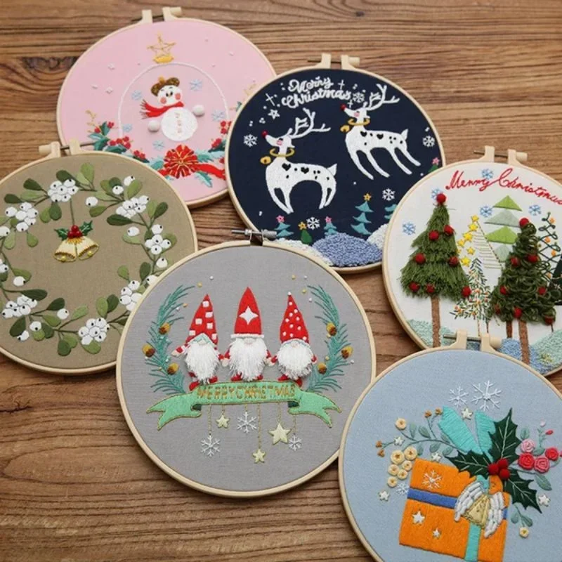 Christmas embroidery decorations hand embroidery diy beginner Christmas elk kit semi-finished painting decorations
Christmas embroidery decorations hand embroidery diy beginner Christmas elk kit semi-finished painting decorations