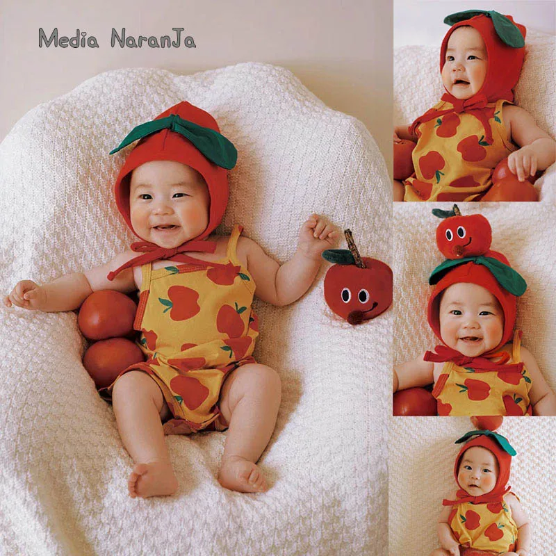 Baby boy girl apple costume infant hat+bodysuit fruit outfits Hallloween holiday Purim clothes photography props
Baby boy girl apple costume infant hat+bodysuit fruit outfits Hallloween holiday Purim clothes photography props