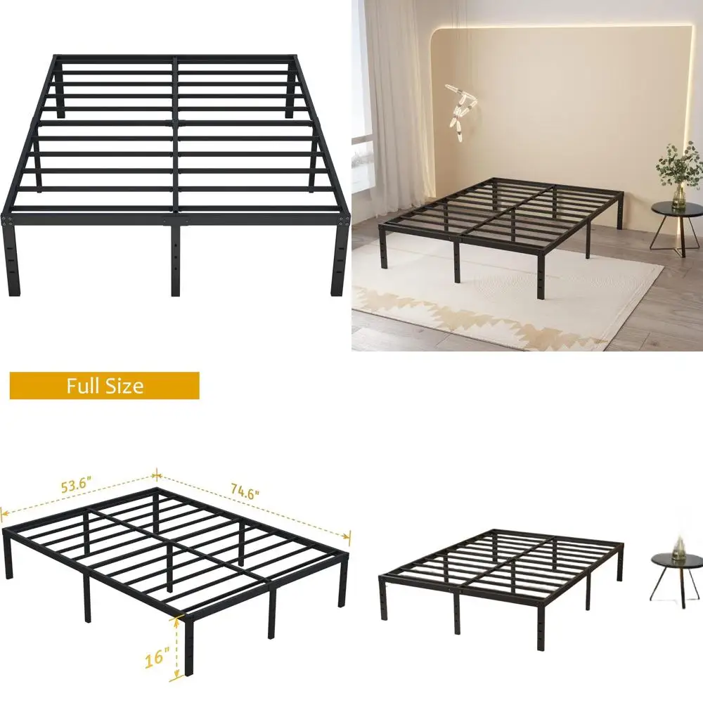 16-дюймовый металлический каркас кровати-платформы — сверхмощный, не требуется коробчатая пружина, опоры до 3000 фунтов, простая сборка, тихий, черный
16-дюймовый металлический каркас кровати-платформы — сверхмощный, не требуется коробчатая пружина, опоры до 3000 фунтов, простая сборка, тихий, черный