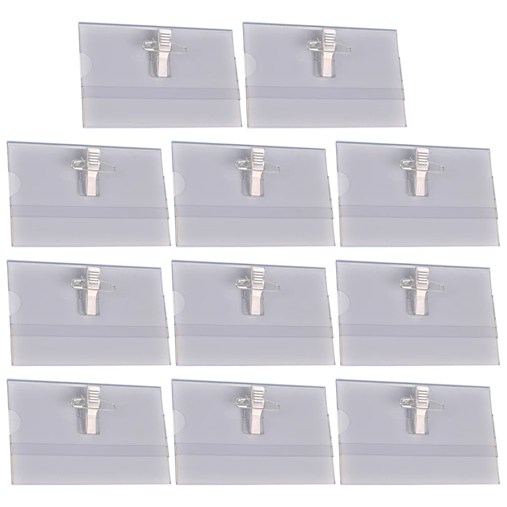 50pcs PVC Pins Lightweight Compact Name Tag Staff Badge Buckle Coat Badge Holder ID Name Tag Clips office Clear staff badge clip
50pcs PVC Pins Lightweight Compact Name Tag Staff Badge Buckle Coat Badge Holder ID Name Tag Clips office Clear staff badge clip