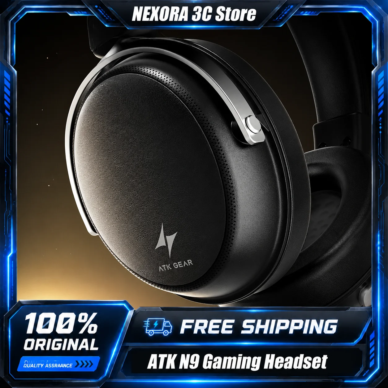 ATK Neptune N9 eSports Wireless Gaming Headset Four-Mode Connection Noise Cancelling 2.4G Ultra-Low Latency E-Sports Headphones
ATK Neptune N9 eSports Wireless Gaming Headset Four-Mode Connection Noise Cancelling 2.4G Ultra-Low Latency E-Sports Headphones