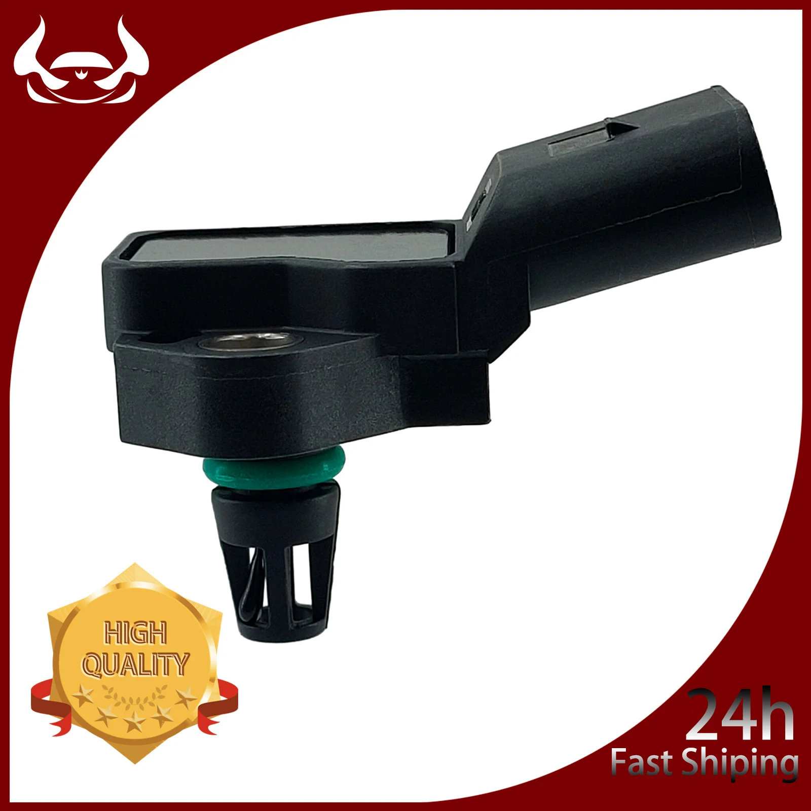 4Pins Boost Manifold Absolute Pressure Sensor Compatible with Audi A3 A4 Q7 TT Drucksensor For VW Beetle CC Eos 2L 0281002401
4Pins Boost Manifold Absolute Pressure Sensor Compatible with Audi A3 A4 Q7 TT Drucksensor For VW Beetle CC Eos 2L 0281002401