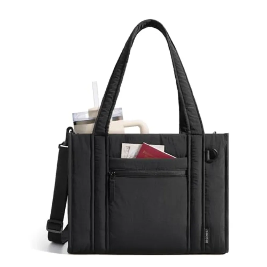 BAGSMART Boxy Tote Bag for Women Crossbody Bag with Zipper Crush Bow Purses for Travel Work College
BAGSMART Boxy Tote Bag for Women Crossbody Bag with Zipper Crush Bow Purses for Travel Work College