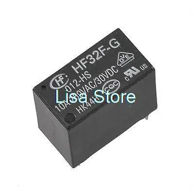 Black Rectangle Case 12V DC SPST NO Electronic Power Relay
Black Rectangle Case 12V DC SPST NO Electronic Power Relay