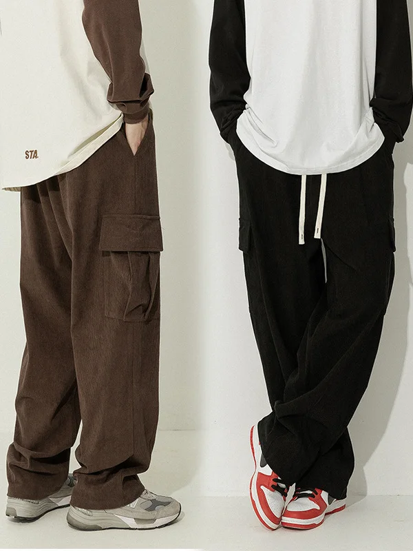 Corduroy Leisure Pants Spring 2025 Vintage Loose Workwear ket Design Pleated Leg Opening Long Trousers Casual Sle
Corduroy Leisure Pants Spring 2025 Vintage Loose Workwear ket Design Pleated Leg Opening Long Trousers Casual Sle