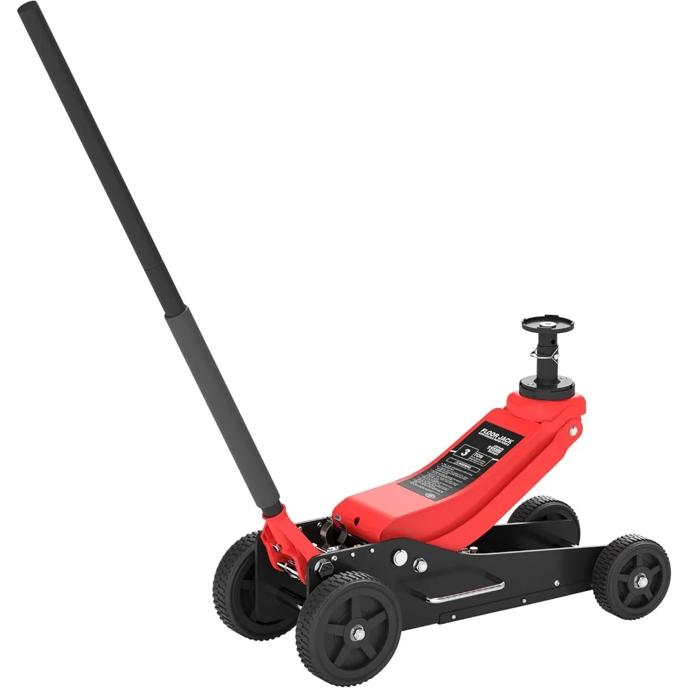 3 Ton Big Wheel Off-Road Jack (6600 lbs), Hydraulic Car Jack with Extra Saddle, Heavy Duty Steel Vehicle Lift Floor Jack for Tr
3 Ton Big Wheel Off-Road Jack (6600 lbs), Hydraulic Car Jack with Extra Saddle, Heavy Duty Steel Vehicle Lift Floor Jack for Tr