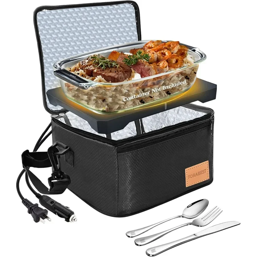Heated Lunch Box with 80W Electric Heating for Adults Compatible with 12V/24V Car and Truck 110V/220V for Office and Travel Use
Heated Lunch Box with 80W Electric Heating for Adults Compatible with 12V/24V Car and Truck 110V/220V for Office and Travel Use