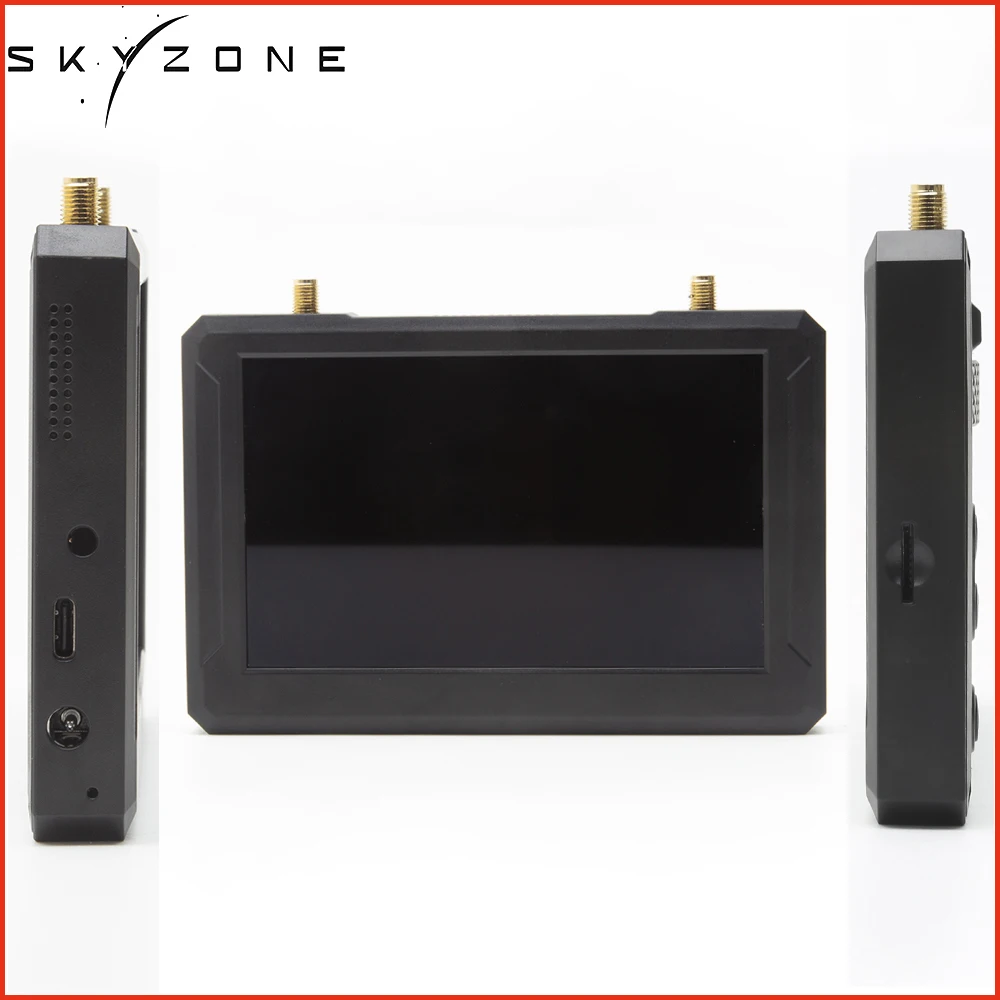 Skyzone M5 5.8Ghz/4.9Ghz 48CH 2-6S 5-inch FPV Monitor With DVR 18650 Lipo Battery Built-in Steadyview Receiver
Skyzone M5 5.8Ghz/4.9Ghz 48CH 2-6S 5-inch FPV Monitor With DVR 18650 Lipo Battery Built-in Steadyview Receiver