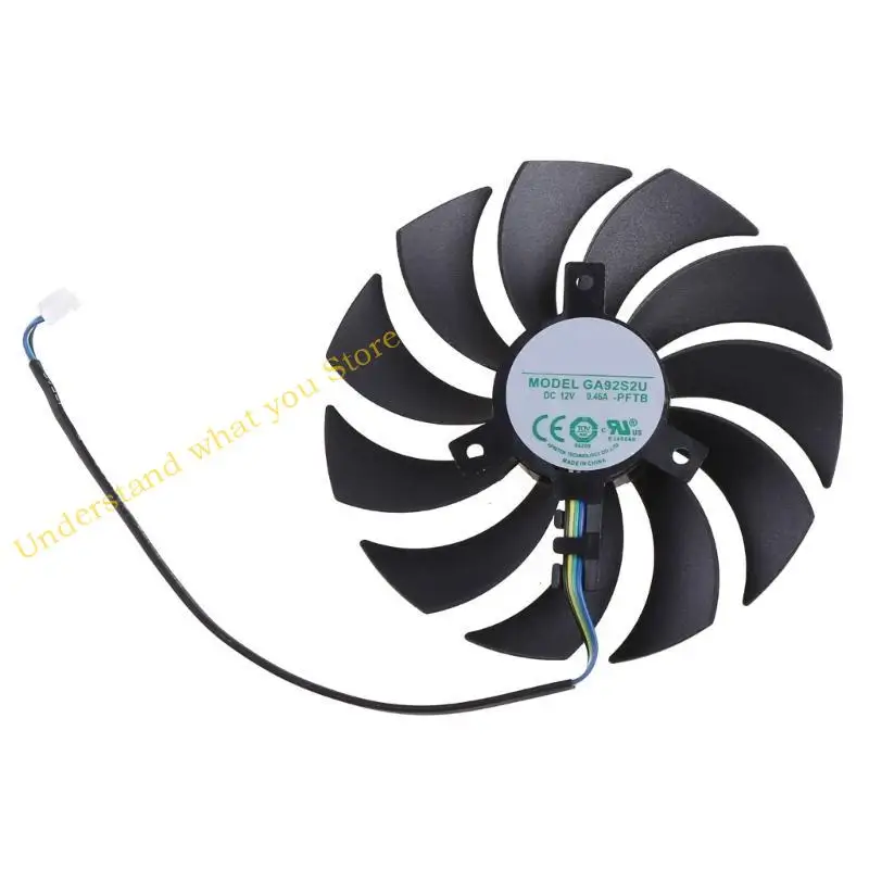 J60A 2Pcs 85MM 95MM DC12V 4Pin Graphics Card Fan Radiator for ZOTAC GAMING GeForce 3070 Twin VGA Cooler Fan
J60A 2Pcs 85MM 95MM DC12V 4Pin Graphics Card Fan Radiator for ZOTAC GAMING GeForce 3070 Twin VGA Cooler Fan
