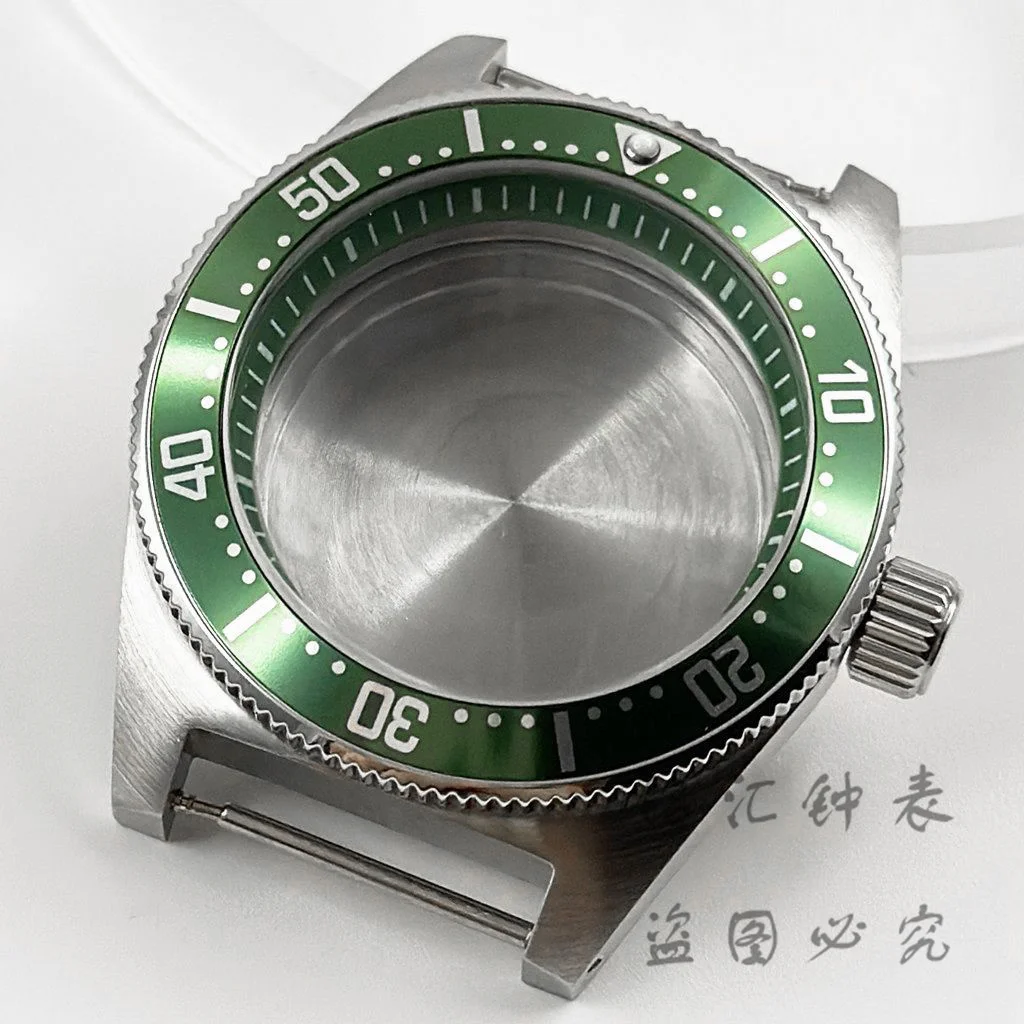 40mm Green Titanium Bezel Stainless Steel Silver Watch Case Green Ring Watch Case Fit NH35 NH36 7S26 7S36 4R35 4R36 Movement
40mm Green Titanium Bezel Stainless Steel Silver Watch Case Green Ring Watch Case Fit NH35 NH36 7S26 7S36 4R35 4R36 Movement