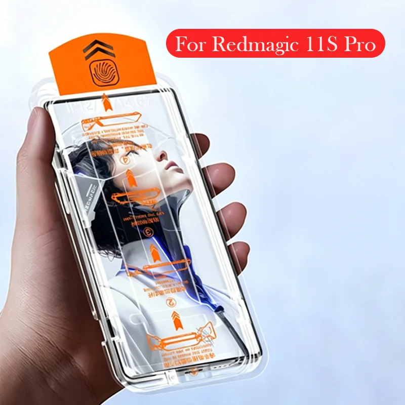 2PC Tempered Glass For Redmagic 11S Pro Dust-free Installation Film Screen Protector for Redmagic 11S PRO Plus
2PC Tempered Glass For Redmagic 11S Pro Dust-free Installation Film Screen Protector for Redmagic 11S PRO Plus