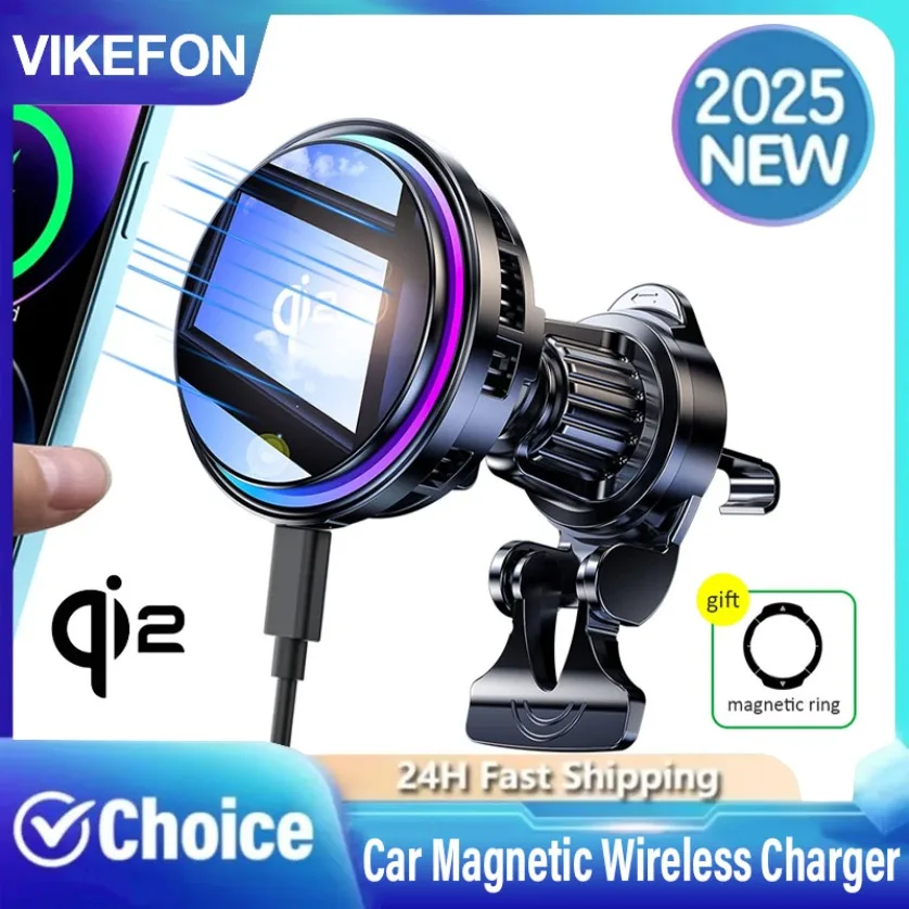 Air Vent Phone Stand RGB & ice-Cooling & Car 15W QI2 Magnetic Wireless Charger For iPhone 16 15 14 13 12 Pro Max Fast Charging
Air Vent Phone Stand RGB & ice-Cooling & Car 15W QI2 Magnetic Wireless Charger For iPhone 16 15 14 13 12 Pro Max Fast Charging