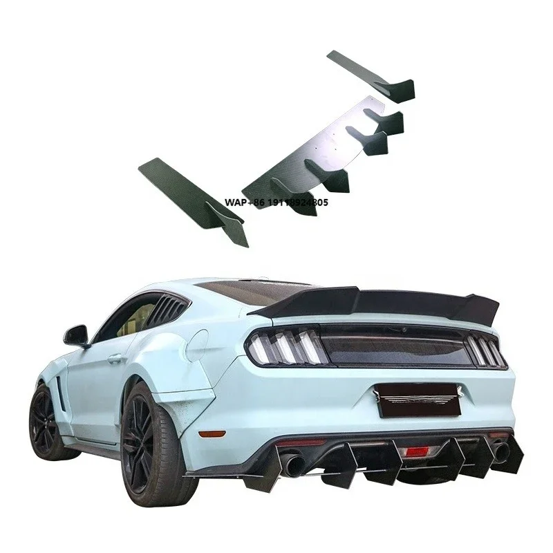 New Carbon Fiber Rear Diffuser for 2015-2017 Mustang Bumper Extend Splitter Car External Body Kit
New Carbon Fiber Rear Diffuser for 2015-2017 Mustang Bumper Extend Splitter Car External Body Kit
