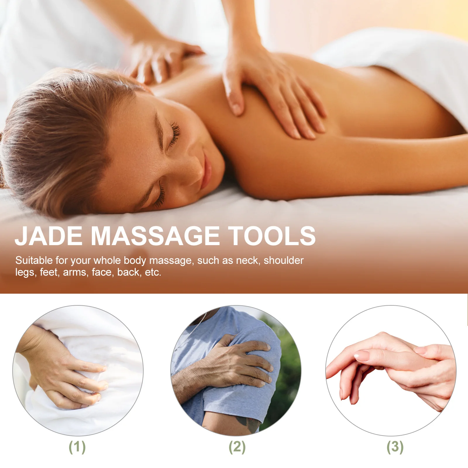 Stone Massage Stick for Foot Hand Body Acupoint Massager Jade Muscle Relaxation Tool Travel Home Stone Stick Massager
Stone Massage Stick for Foot Hand Body Acupoint Massager Jade Muscle Relaxation Tool Travel Home Stone Stick Massager