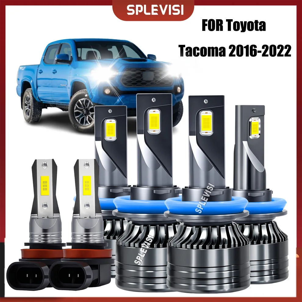 LED Headlights 18000LM High Low Beam 12V Car Fog Lamp Bulbs For Toyota Tacoma 2016-2023 2017 2018 2019 2020 2021 2022 2023
LED Headlights 18000LM High Low Beam 12V Car Fog Lamp Bulbs For Toyota Tacoma 2016-2023 2017 2018 2019 2020 2021 2022 2023