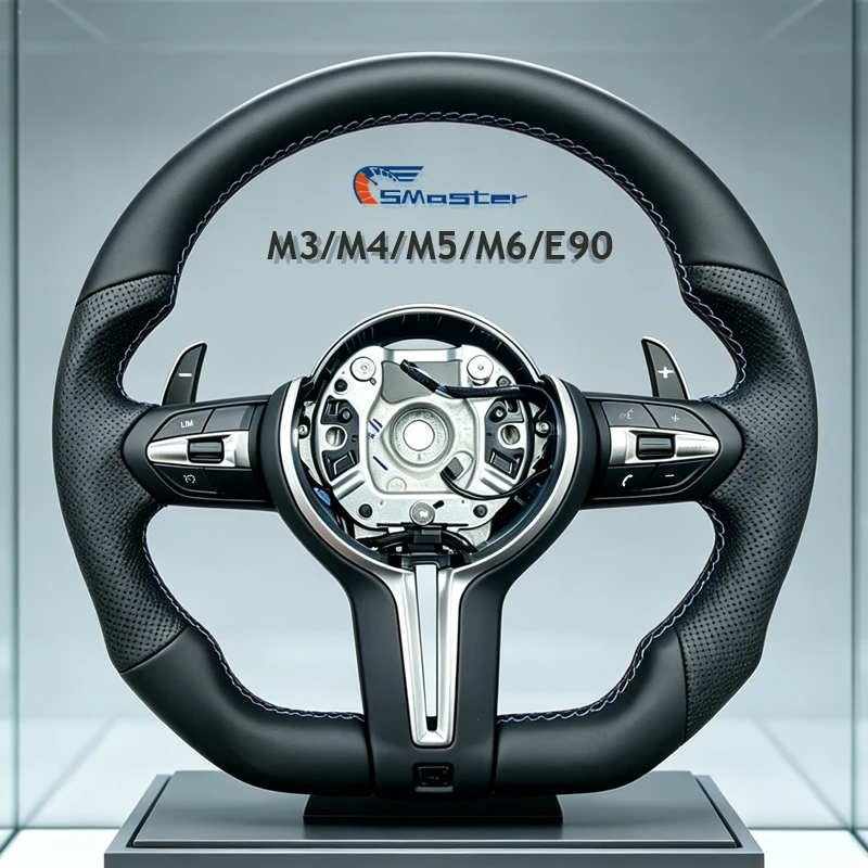 M Sport Steering Wheel for BMW Flat Bottom F20 F22 F15 F21 F25 F30 F31 F34 F10 F01 F12 E70 E71 E90 Interior Modify Leather M3 M5
M Sport Steering Wheel for BMW Flat Bottom F20 F22 F15 F21 F25 F30 F31 F34 F10 F01 F12 E70 E71 E90 Interior Modify Leather M3 M5