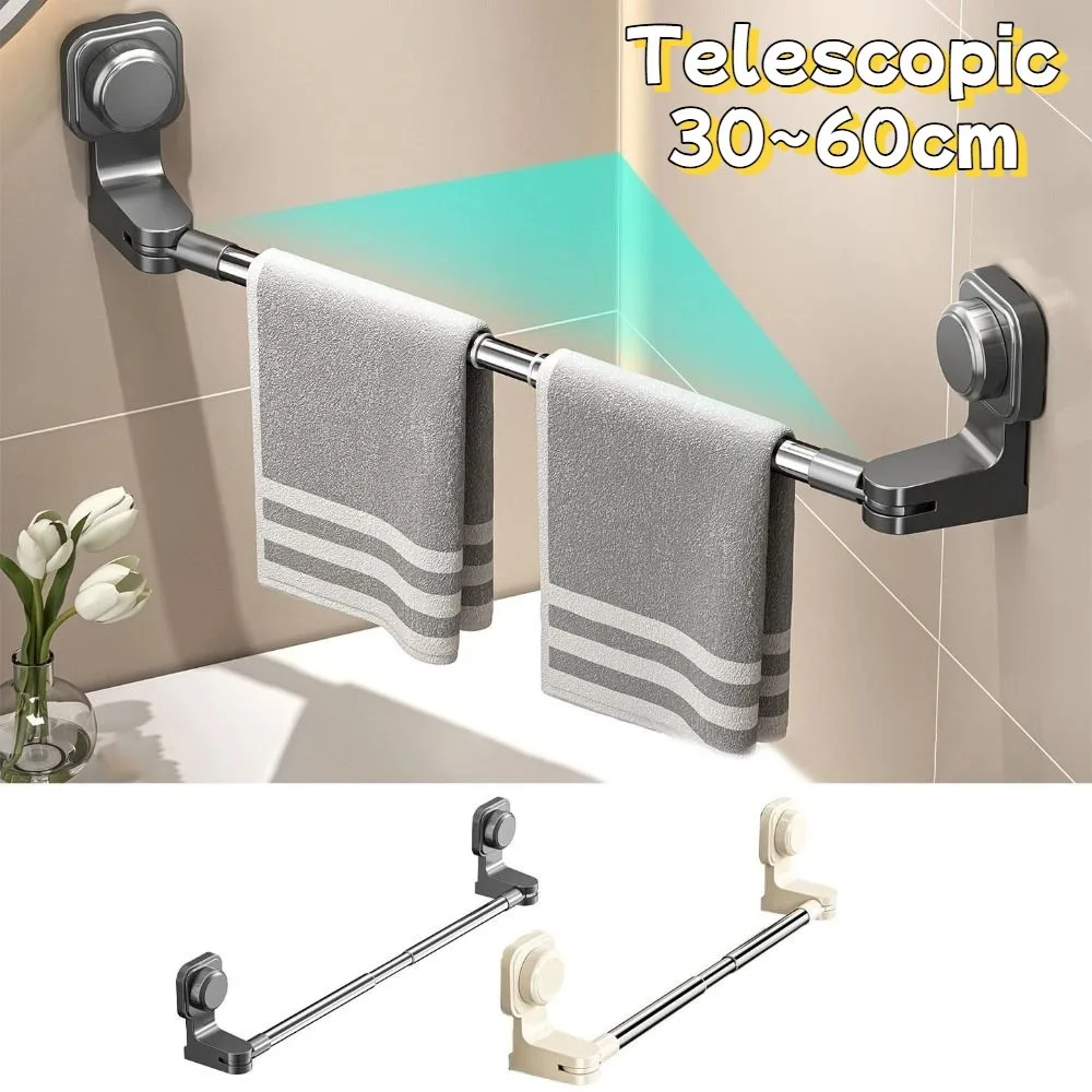 Wall-Mounted Suction Cup Towel Rack Bathroom Strong Suction Waterproof Retractable Towel Bar Space Saving Large Load Bearing
Wall-Mounted Suction Cup Towel Rack Bathroom Strong Suction Waterproof Retractable Towel Bar Space Saving Large Load Bearing