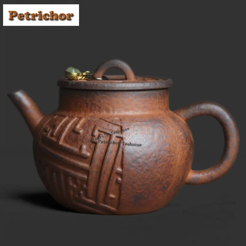 150ml Old Rock Clay Antique Teapot Boutique Tea Infuser Pot Tea Soaking Kettle With Strainer Chinese Tea Teaware Decoration
150ml Old Rock Clay Antique Teapot Boutique Tea Infuser Pot Tea Soaking Kettle With Strainer Chinese Tea Teaware Decoration