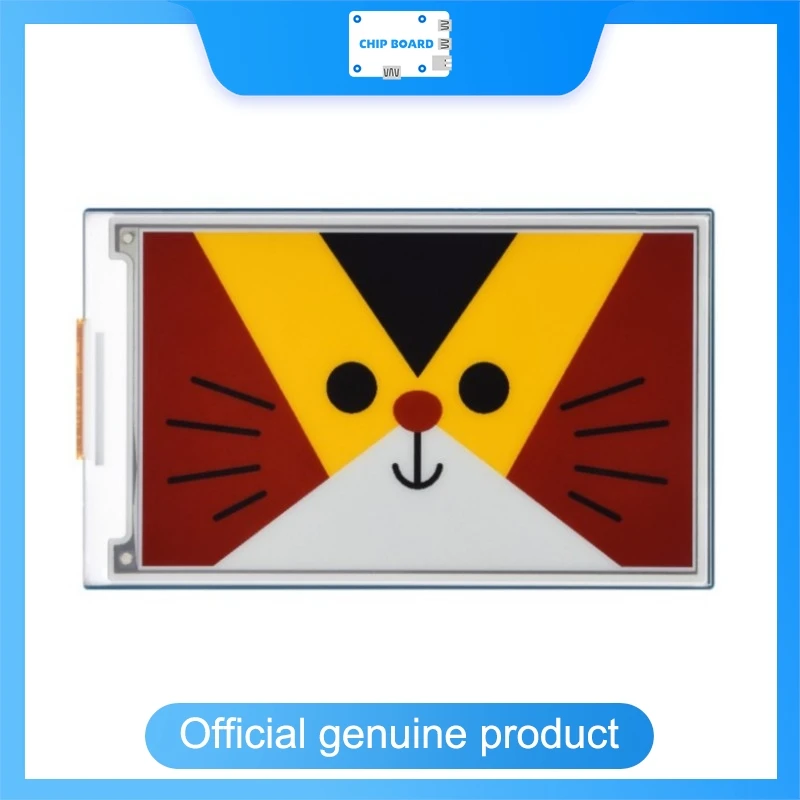 Waveshare 4.26" E-Paper Display (G), 800×480, color red/yellow/black/white, SPI interface, fits Raspberry Pi 40-pin GPIO
Waveshare 4.26" E-Paper Display (G), 800×480, color red/yellow/black/white, SPI interface, fits Raspberry Pi 40-pin GPIO