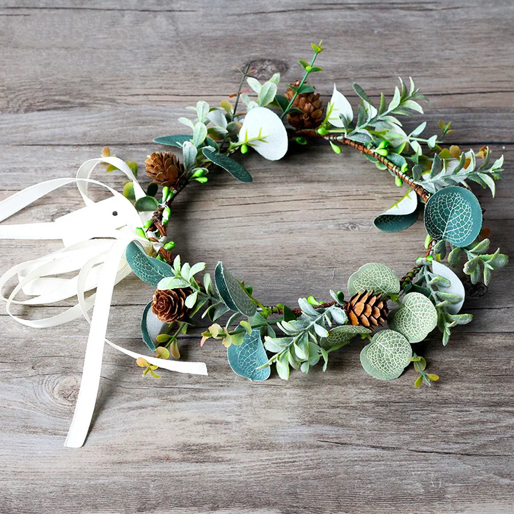 1Pcs Simulated Pinecone Wreath Bridal Headband Flower Hair Garland for Photography Festival Holiday Gift Party Wear Decoration
1Pcs Simulated Pinecone Wreath Bridal Headband Flower Hair Garland for Photography Festival Holiday Gift Party Wear Decoration