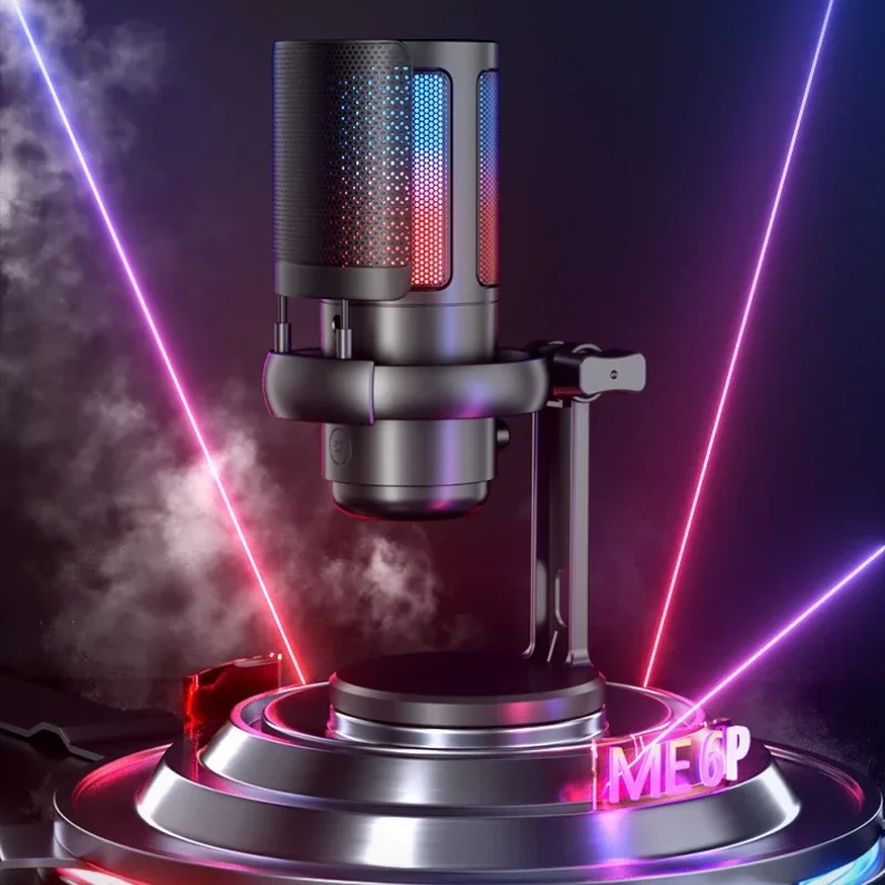 Студийный настольный RGB-компьютерный микрофон с подставкой USB-игровой микрофон rgb с сенсорным шумоподавлением для записи в прямом эфире
Студийный настольный RGB-компьютерный микрофон с подставкой USB-игровой микрофон rgb с сенсорным шумоподавлением для записи в прямом эфире