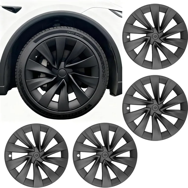 20-Inch black hubcap for 2025-2026 Tesla Model Y facelift, rim protective cover, exterior trim
20-Inch black hubcap for 2025-2026 Tesla Model Y facelift, rim protective cover, exterior trim