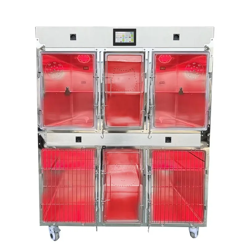 Pet Cat Cage Touch Scree ICU Veterinary Stainless Steel Cage
Pet Cat Cage Touch Scree ICU Veterinary Stainless Steel Cage
