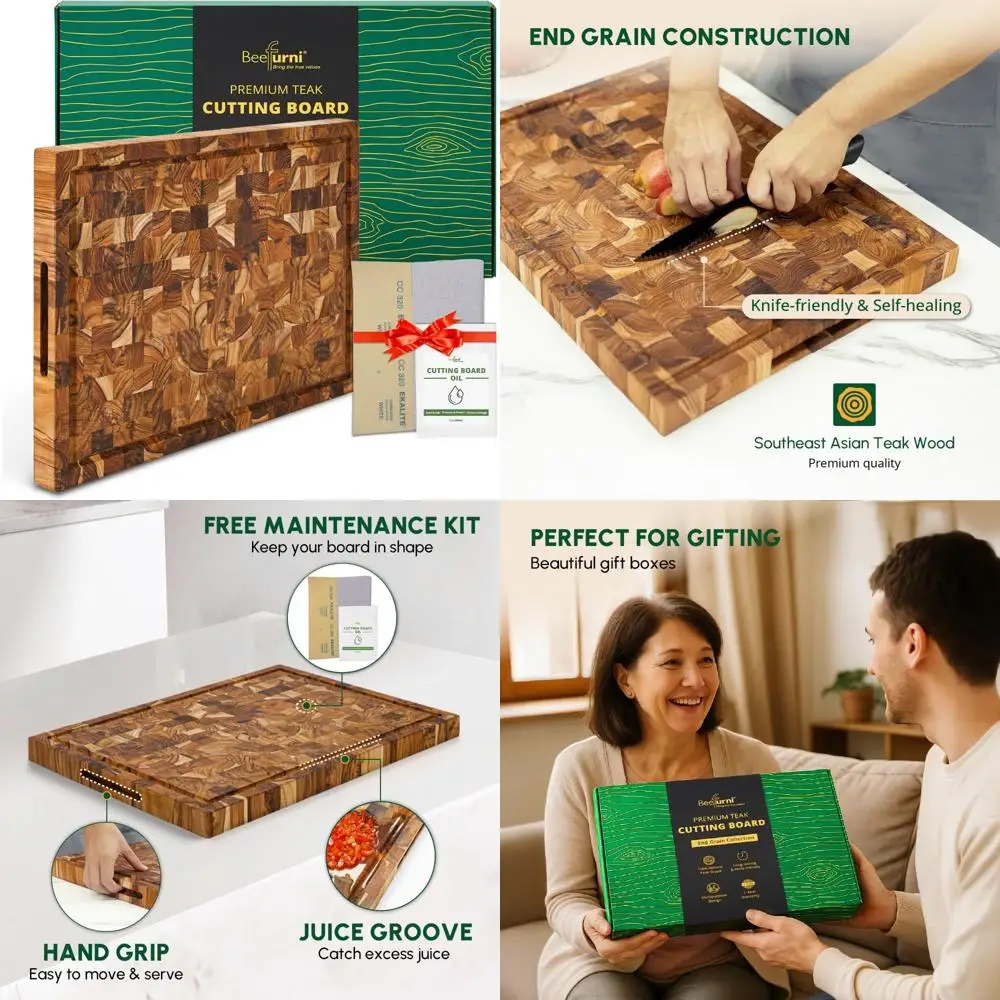 Большая разделочная доска премиум-класса из тикового дерева, 22x16x1,5, идеально подходит для разделочной и древесины на кухне, прочный деревянный блок для
Большая разделочная доска премиум-класса из тикового дерева, 22x16x1,5, идеально подходит для разделочной и древесины на кухне, прочный деревянный блок для