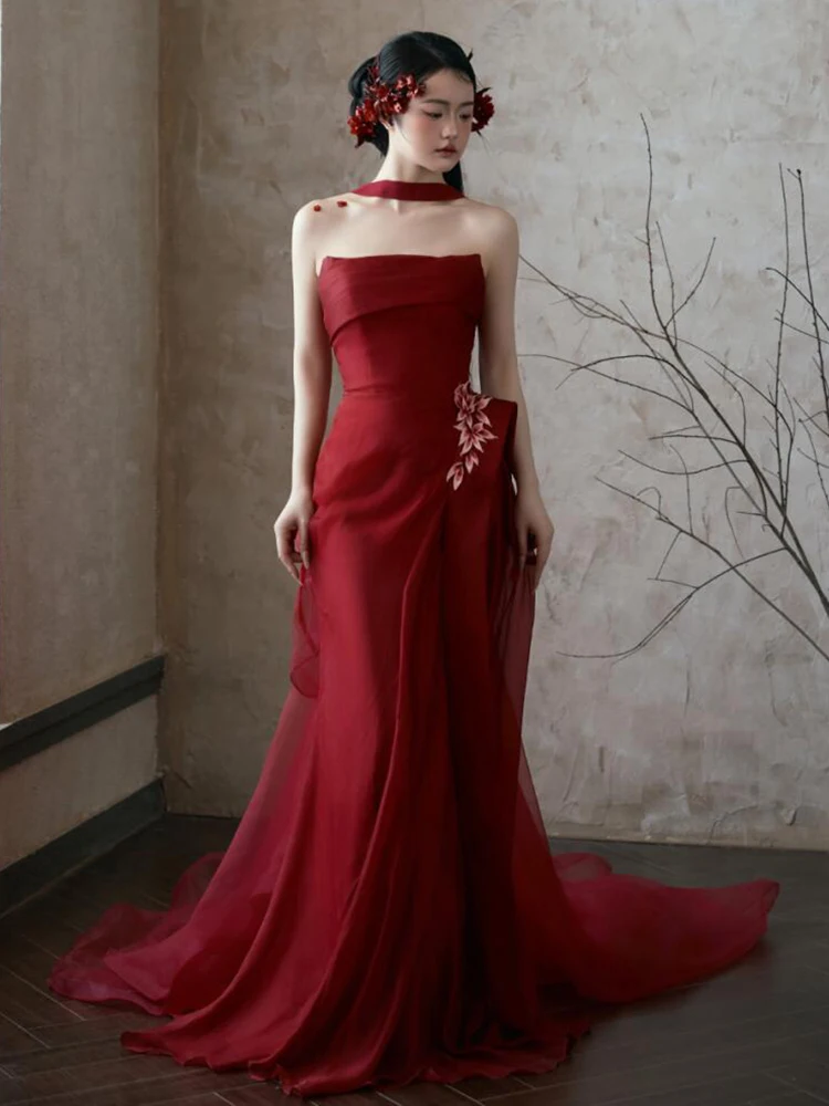 Красное вечернее платье с поясом для женщин, винтажное, длинное, для свадьбы, вечеринки, торжественных мероприятий
Красное вечернее платье с поясом для женщин, винтажное, длинное, для свадьбы, вечеринки, торжественных мероприятий