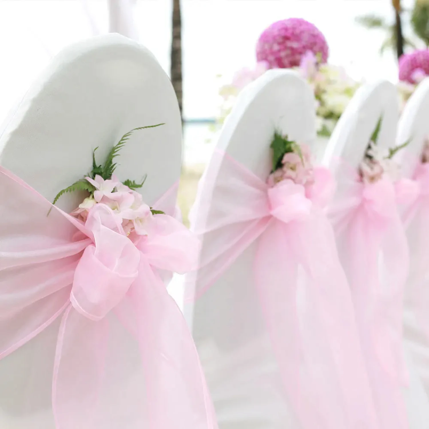 30PCs/lot Organza Chair Sashes Knot Bands Chair Bows Wedding Party Banquet Event Country Wedding Chair Decoration
30PCs/lot Organza Chair Sashes Knot Bands Chair Bows Wedding Party Banquet Event Country Wedding Chair Decoration