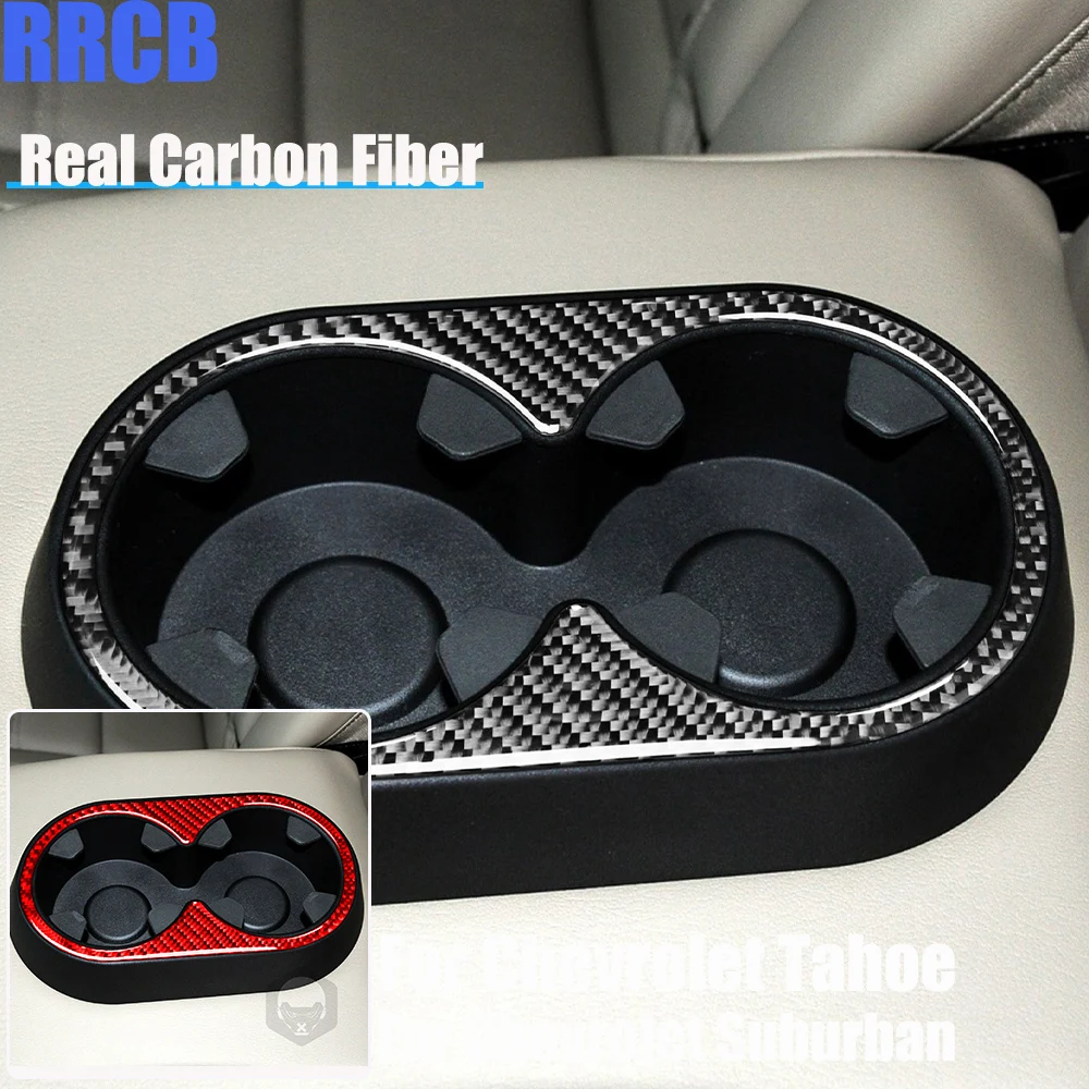 Real Carbon Fiber Car Accessories Rear Cup Holder Trim Decorative Soft Cover Sticker For Chevrolet Tahoe/Suburban 2007-2014
Real Carbon Fiber Car Accessories Rear Cup Holder Trim Decorative Soft Cover Sticker For Chevrolet Tahoe/Suburban 2007-2014