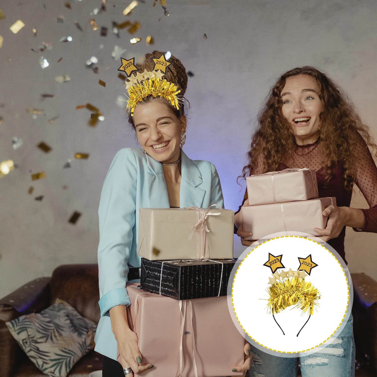 2023 Star Hairband New Year Party Headdress Glitter Sequin Hair Hoop Festival Hairband New Year Hair Hoops 2023 Hairbands 
2023 Star Hairband New Year Party Headdress Glitter Sequin Hair Hoop Festival Hairband New Year Hair Hoops 2023 Hairbands