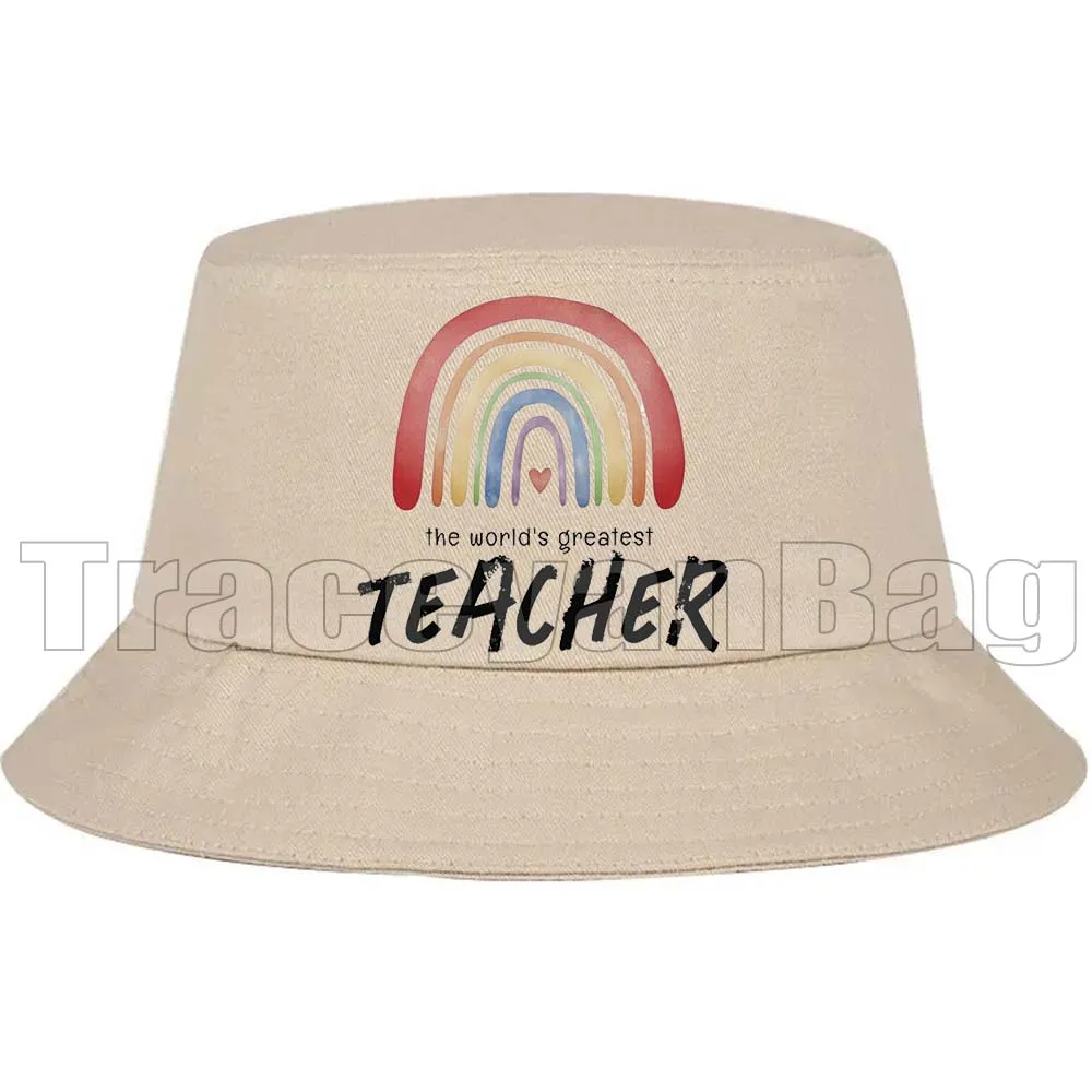 Cute Best Teacher Ever Modern Flower Apple Rainbow Books Literary School Gifts Khaki Unisex Bucket Hats Outdoor Fishermen Caps
Cute Best Teacher Ever Modern Flower Apple Rainbow Books Literary School Gifts Khaki Unisex Bucket Hats Outdoor Fishermen Caps