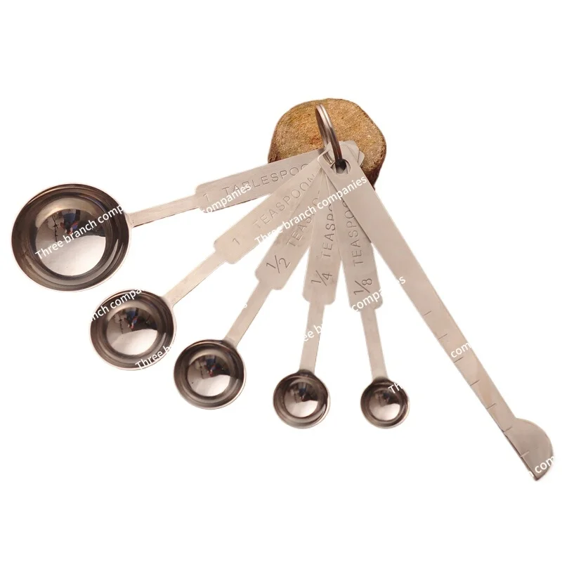 304 Stainless Steel Measuring Spoon Suit with A Scale Measuring Spoon G Spoon Kitchen Baking Measuring
304 Stainless Steel Measuring Spoon Suit with A Scale Measuring Spoon G Spoon Kitchen Baking Measuring